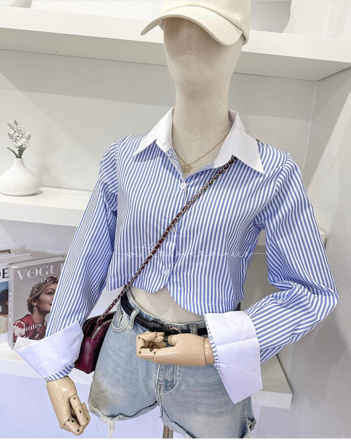 Belle Cropped Shirt