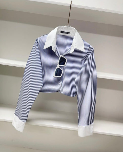 Belle Cropped Shirt