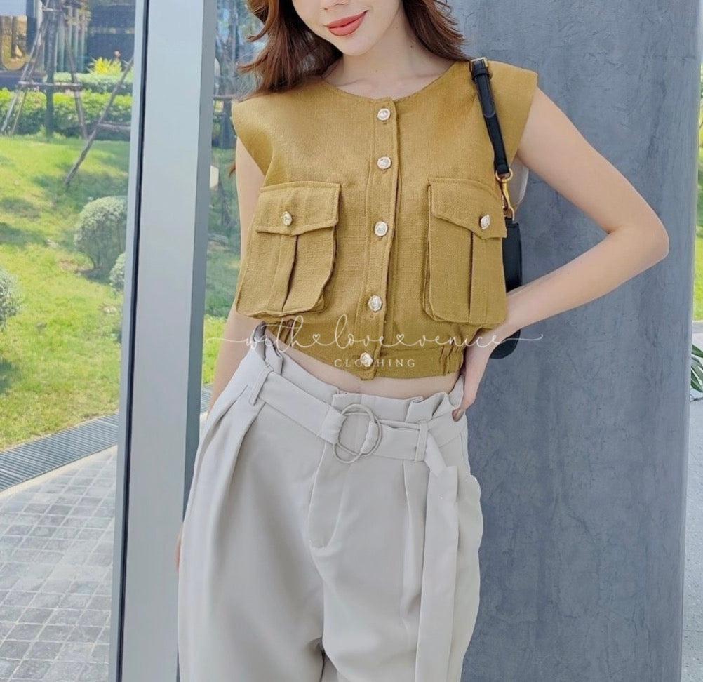 Tara Tweed Top