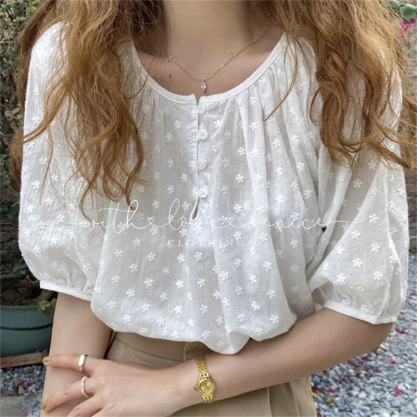 Katelyn Embroidered Top
