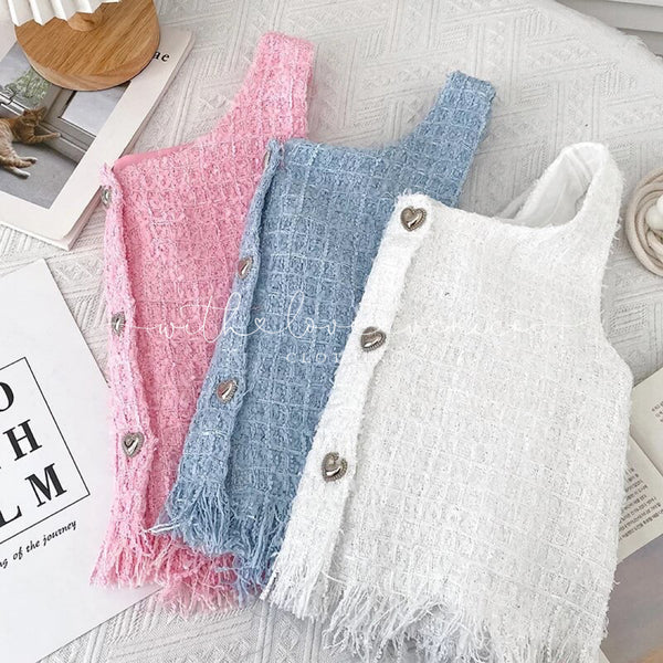 Pilar Tweed Top